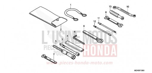 OUTILS NT700VAB de 2011